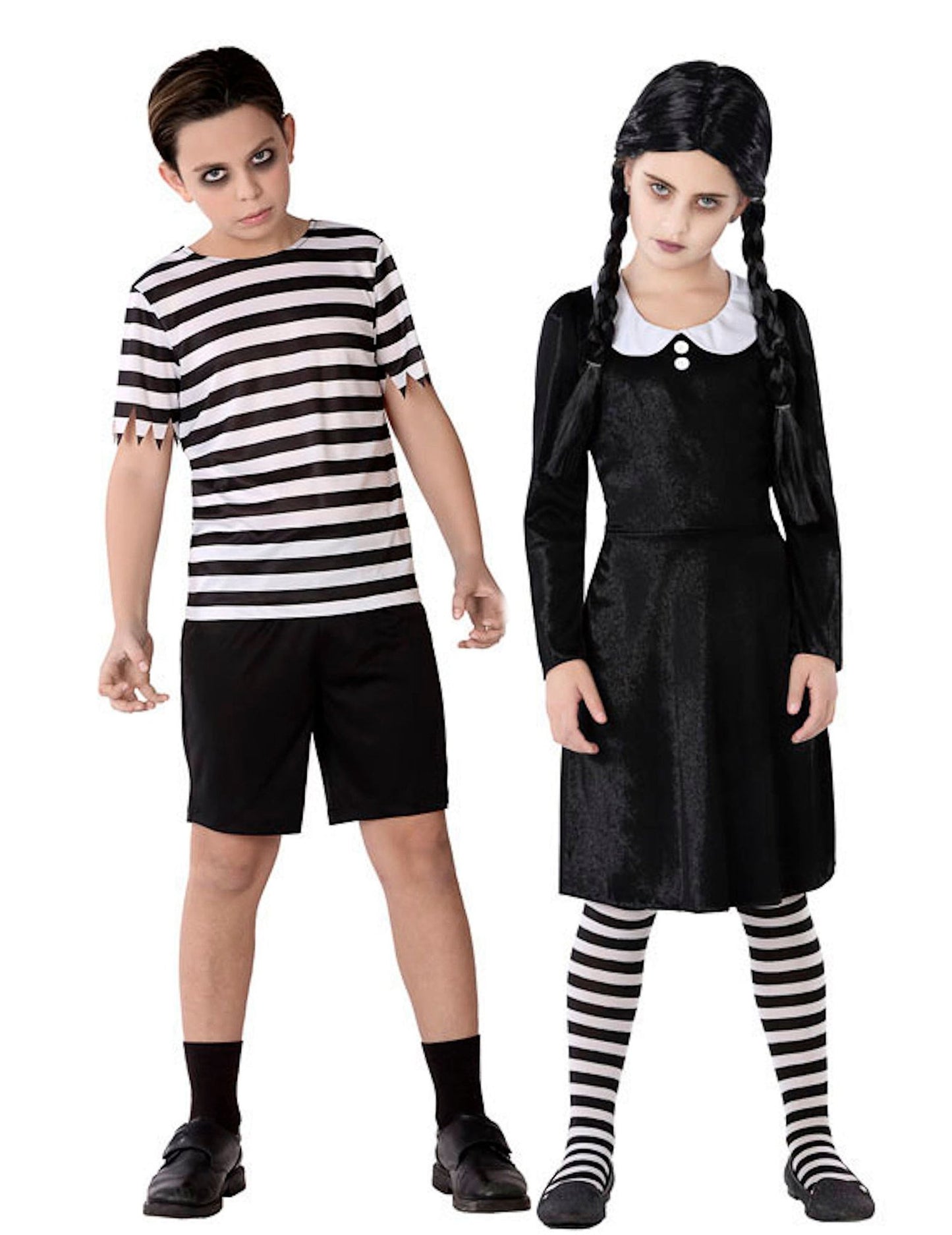 Costum de cuplu pentru copii, familie gotică