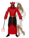 Costum de cuplu demon și înger pentru adulți