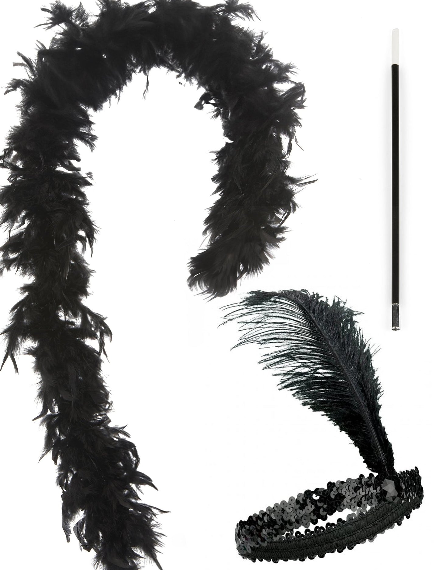 Kit accesorii Charleston pentru femeie adultă