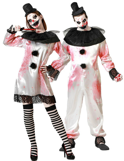 Costum de cuplu Pierrot asasin adult Halloween