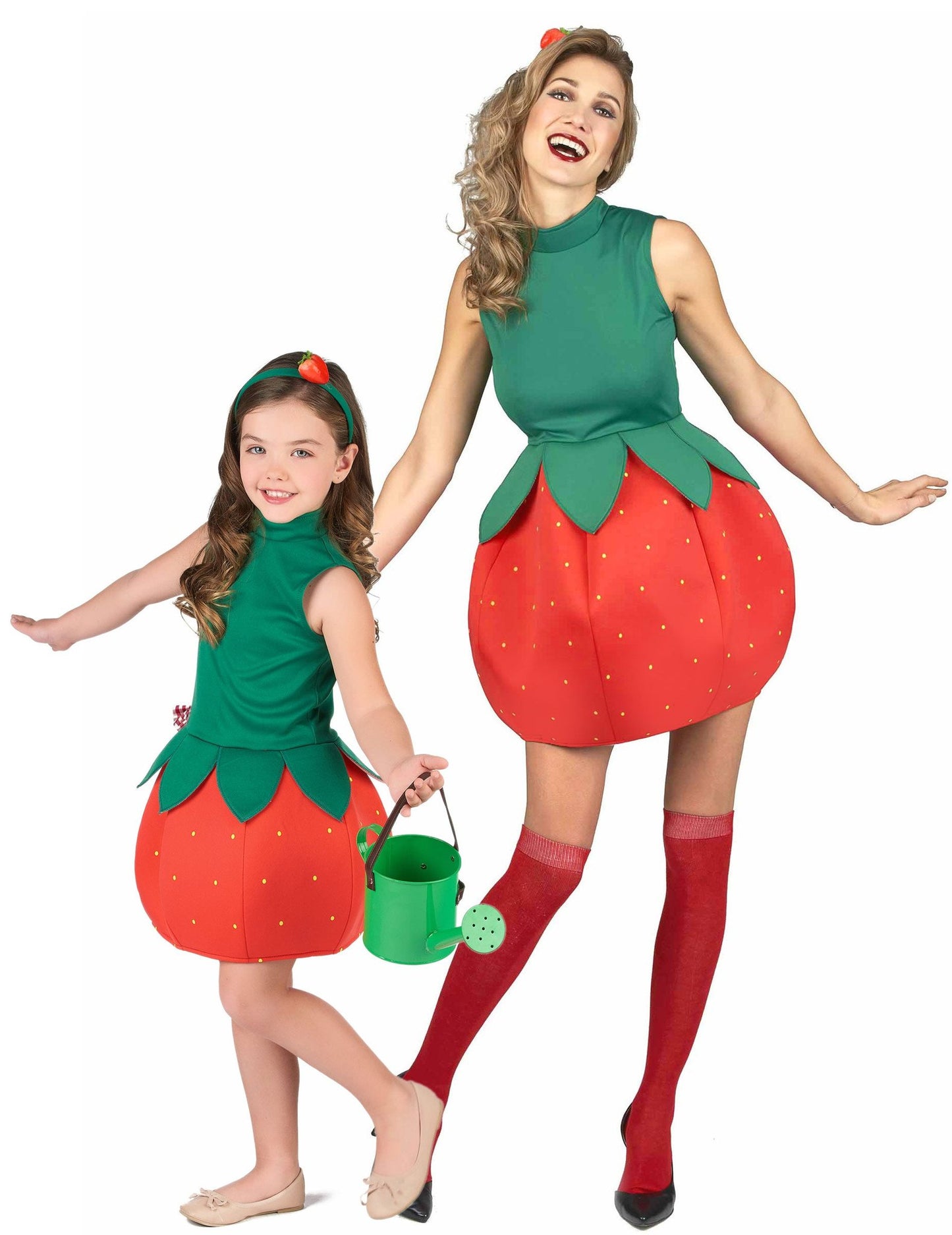 Costum de cuplu fruct căpșună mamă și fiică