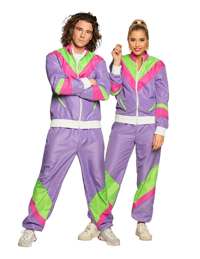 Costume de cuplu trening anii '80 pentru adulți
