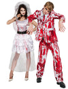 Costum de cuplu zombie căsătorit pentru adulți