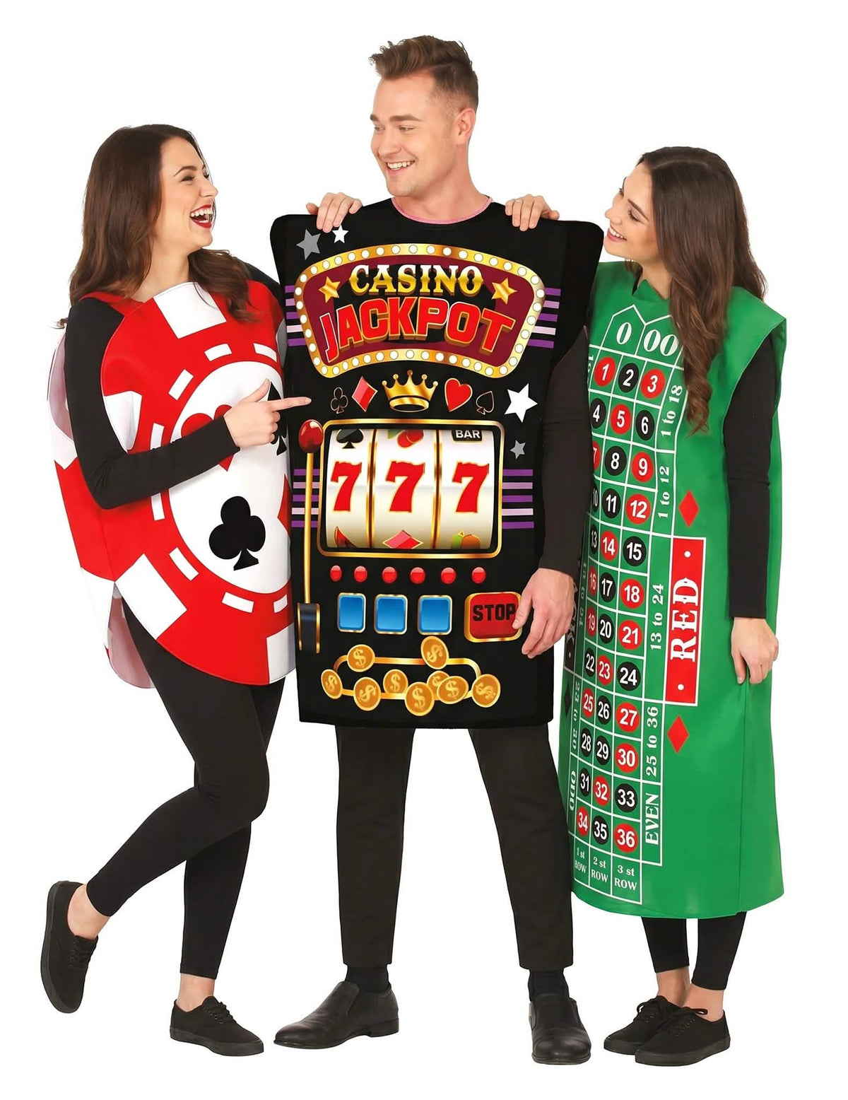 Costum de grup Casino pentru adulți