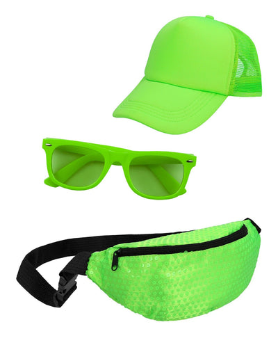 Kit accesorii verde neon