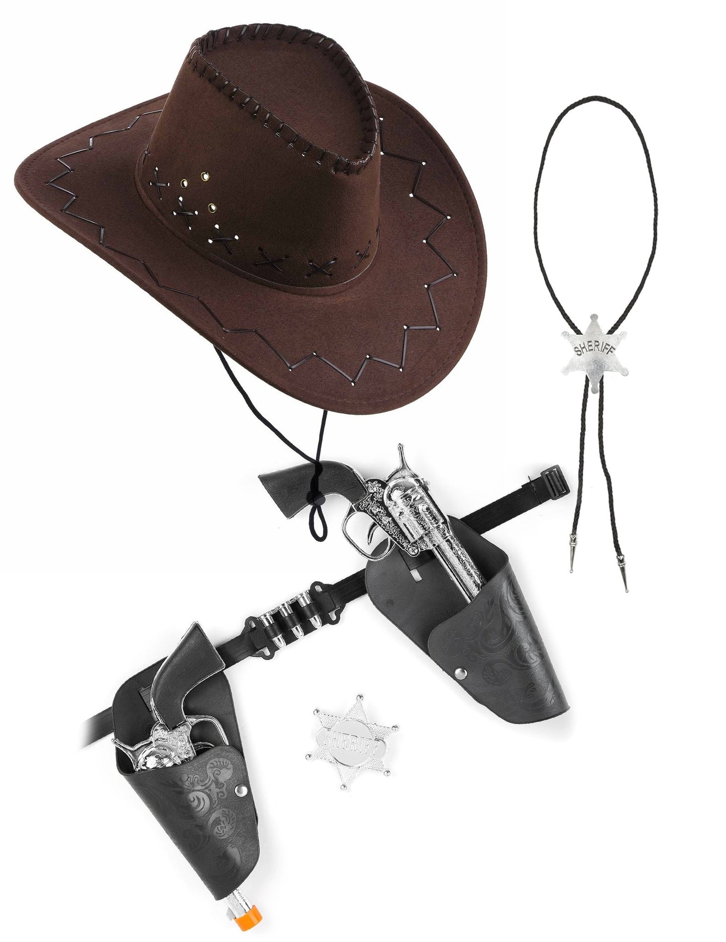 Kit de accesorii Șerif adult