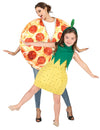 Costum de cuplu pizza și ananas, părinte și copil