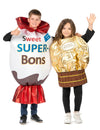 Costum de cuplu bomboane pentru copii