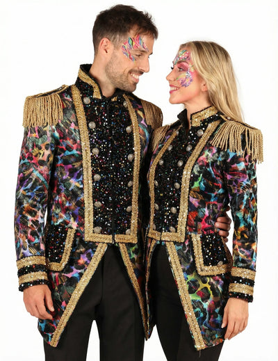 Costum de cuplu jachetă fluo premium pentru adulți