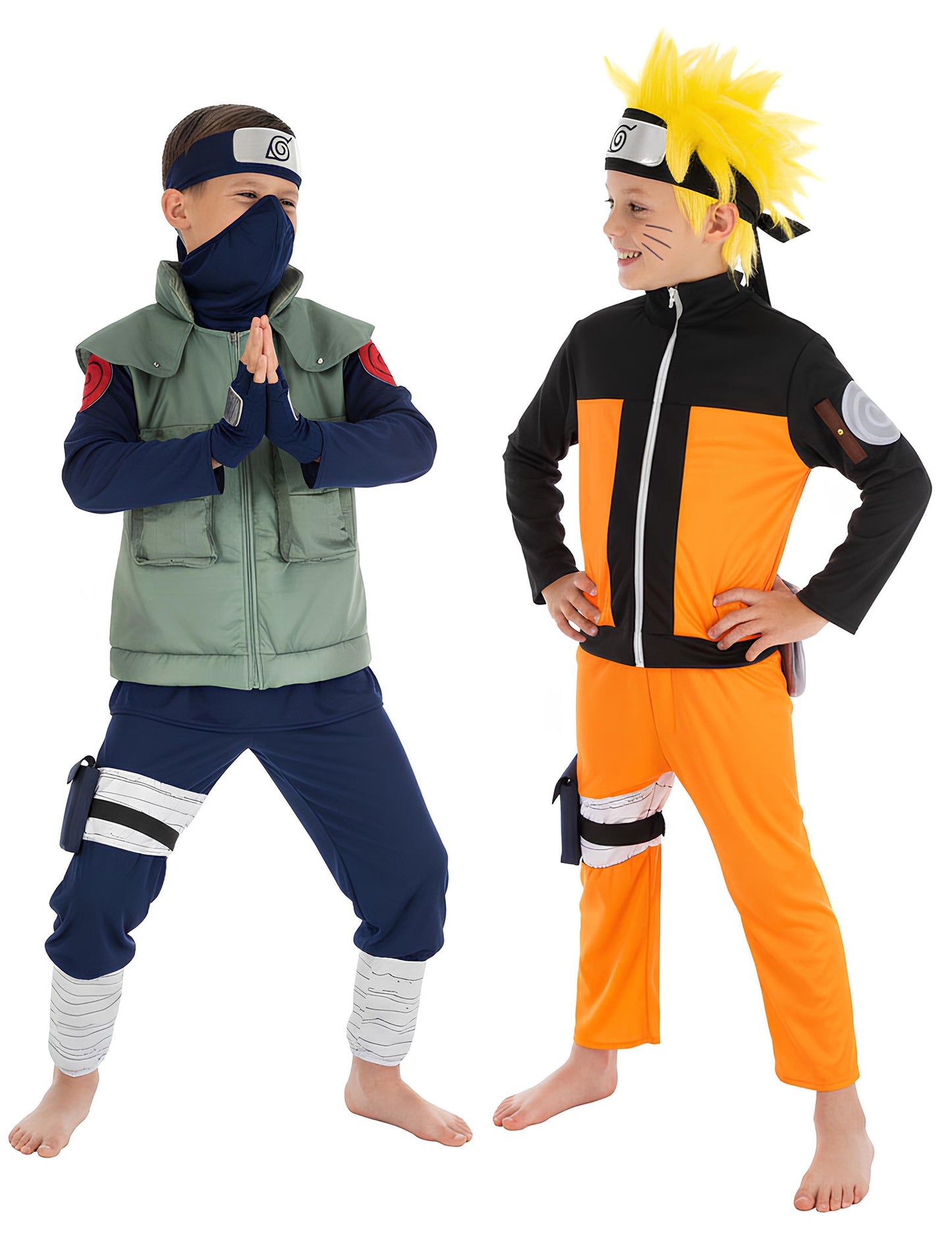Costum de cuplu Naruto™ și Kakashi™ pentru copii