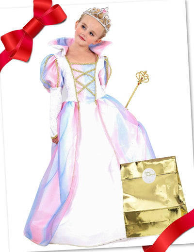 Coffret cadeau déguisement princesse avec accessoires fille