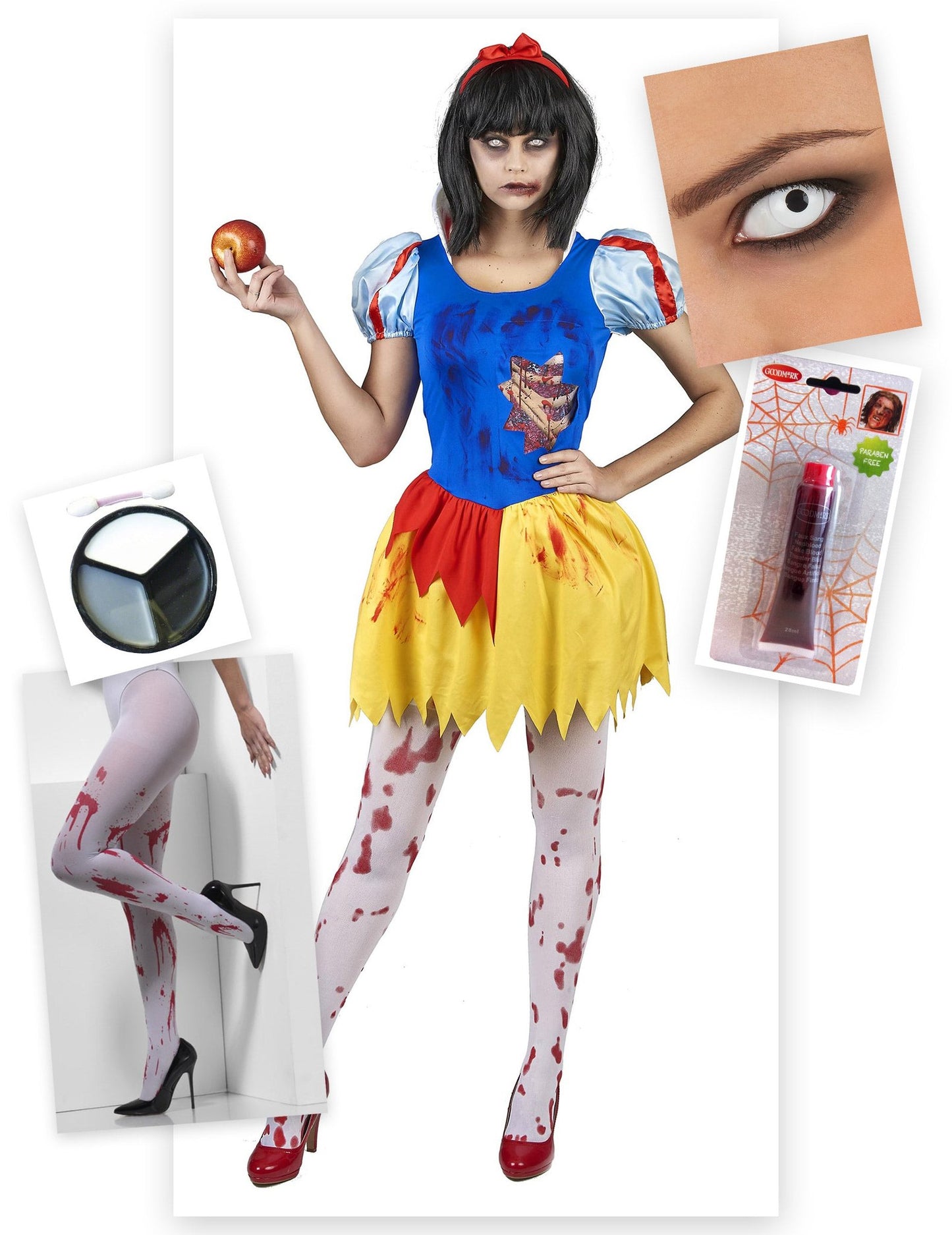 Pachet costum de prințesă otrăvită de Halloween