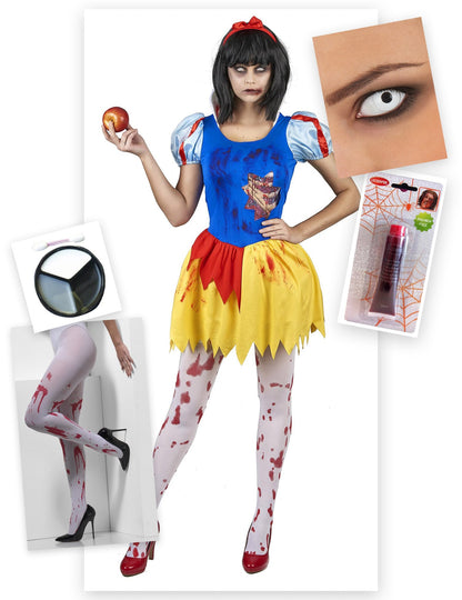 Pachet costum de prințesă otrăvită de Halloween