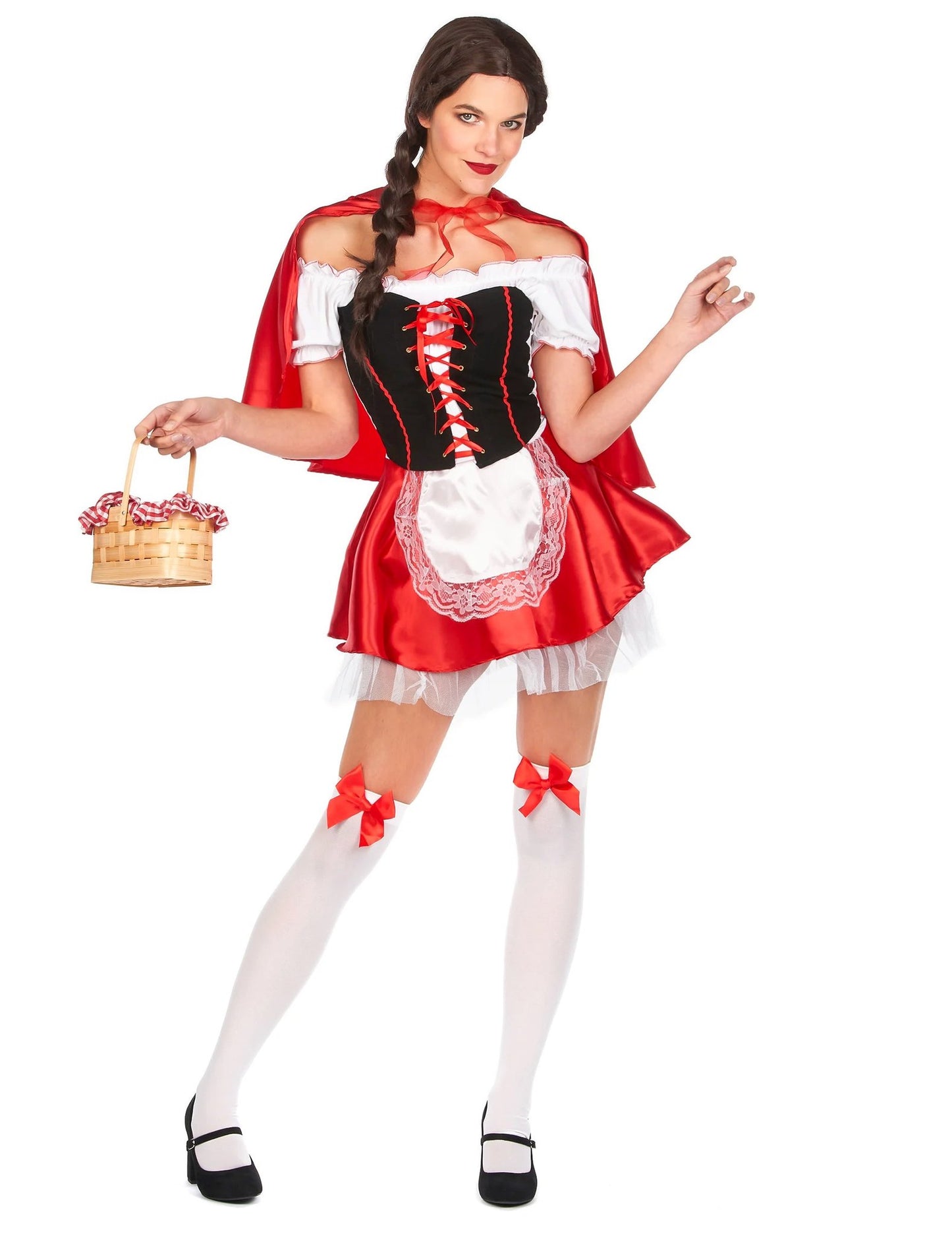 Costum de cuplu Scufița Roșie mamă și fiică