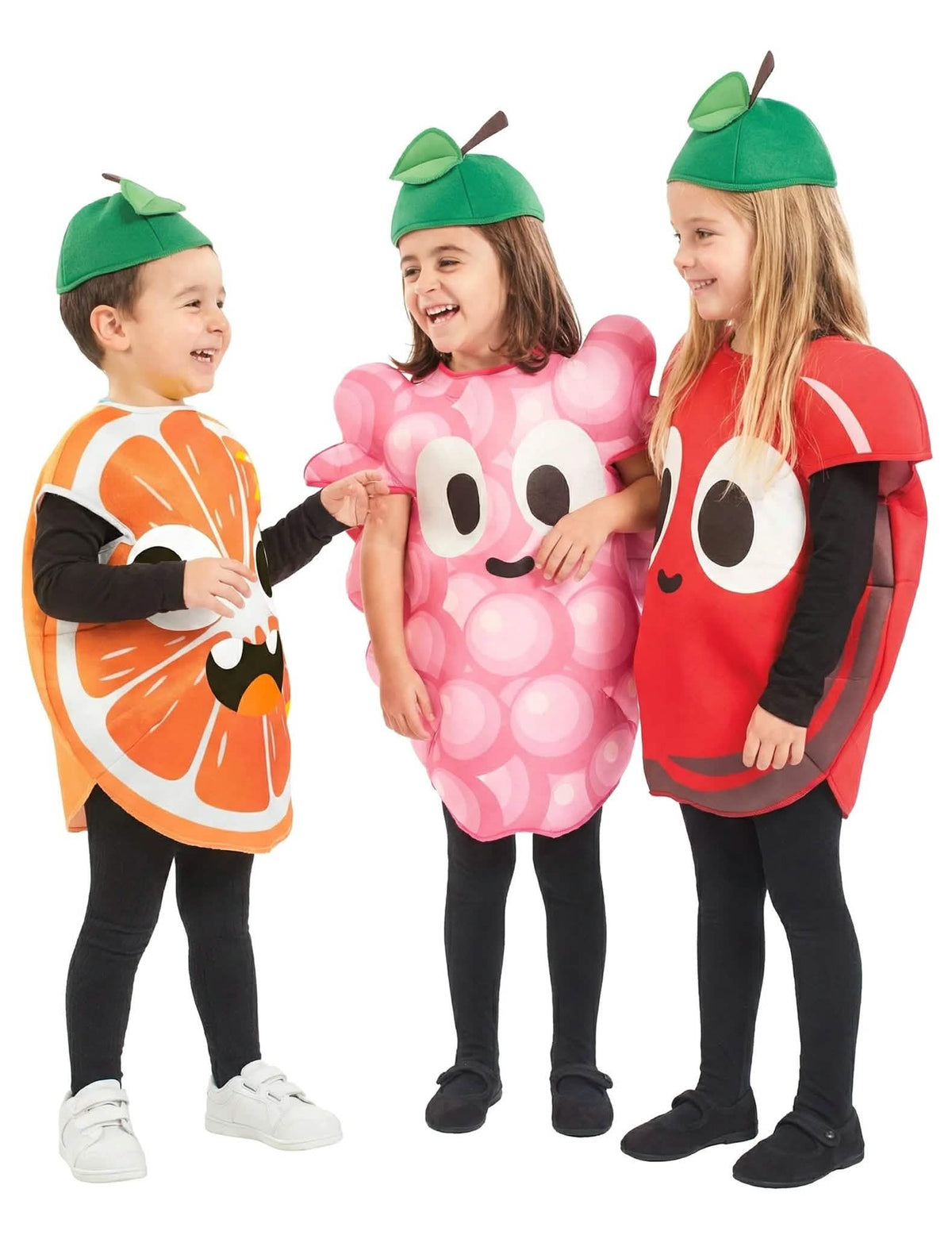 Costum de grup fructe pentru copii