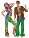 Costum de cuplu hippie flower power