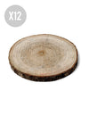 12 bucăți de lemn natural 13 până la 17 cm