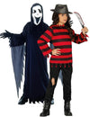 Costum de cuplu asasin și ucigaș de coșmar pentru copii de Halloween