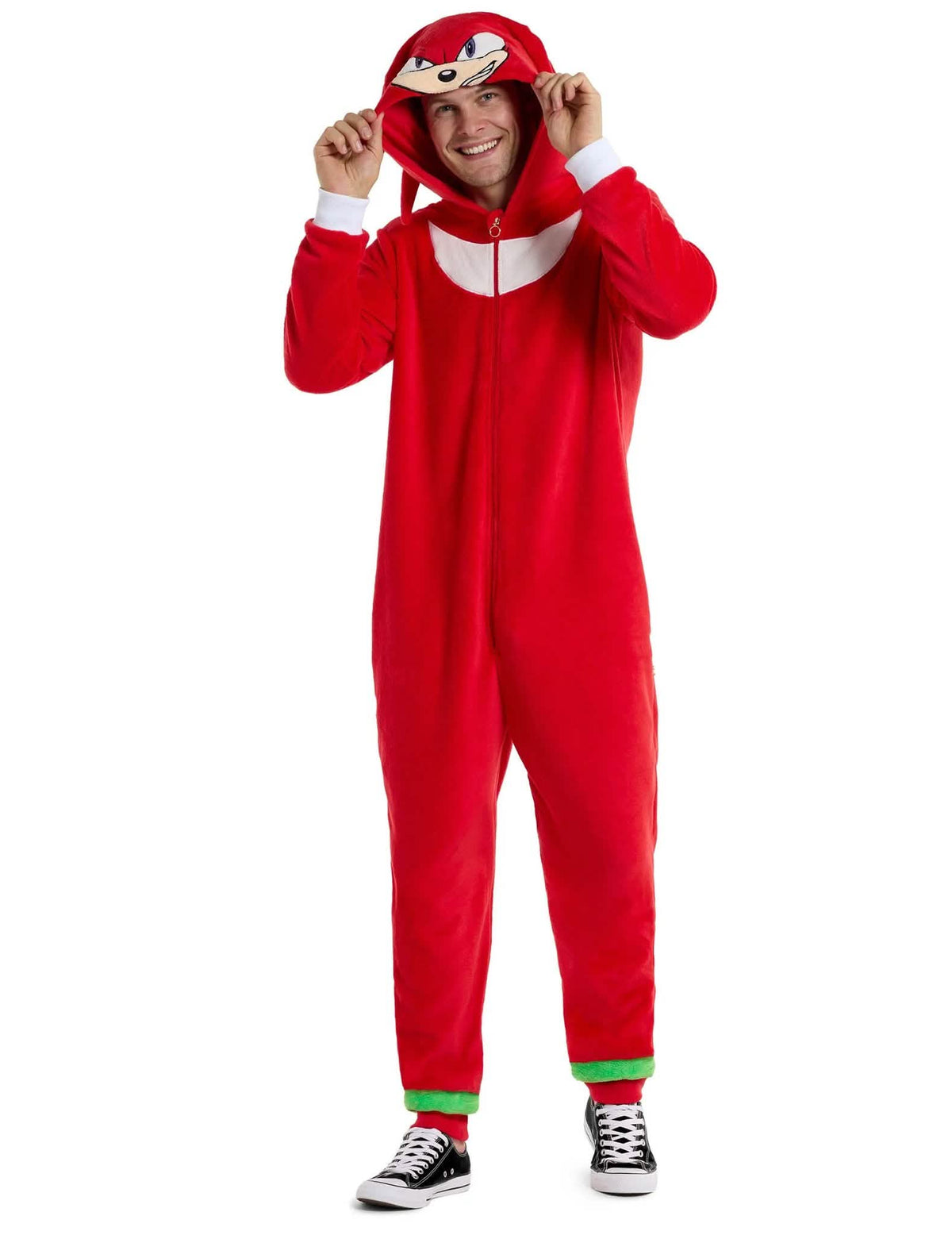 Costum de cuplu combinezon Sonic și Knuckles™ pentru adulți