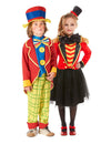 Costum de cuplu Madame Loyal și clovn pentru copii