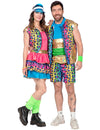Costum de cuplu pantere kitsch pentru adulți