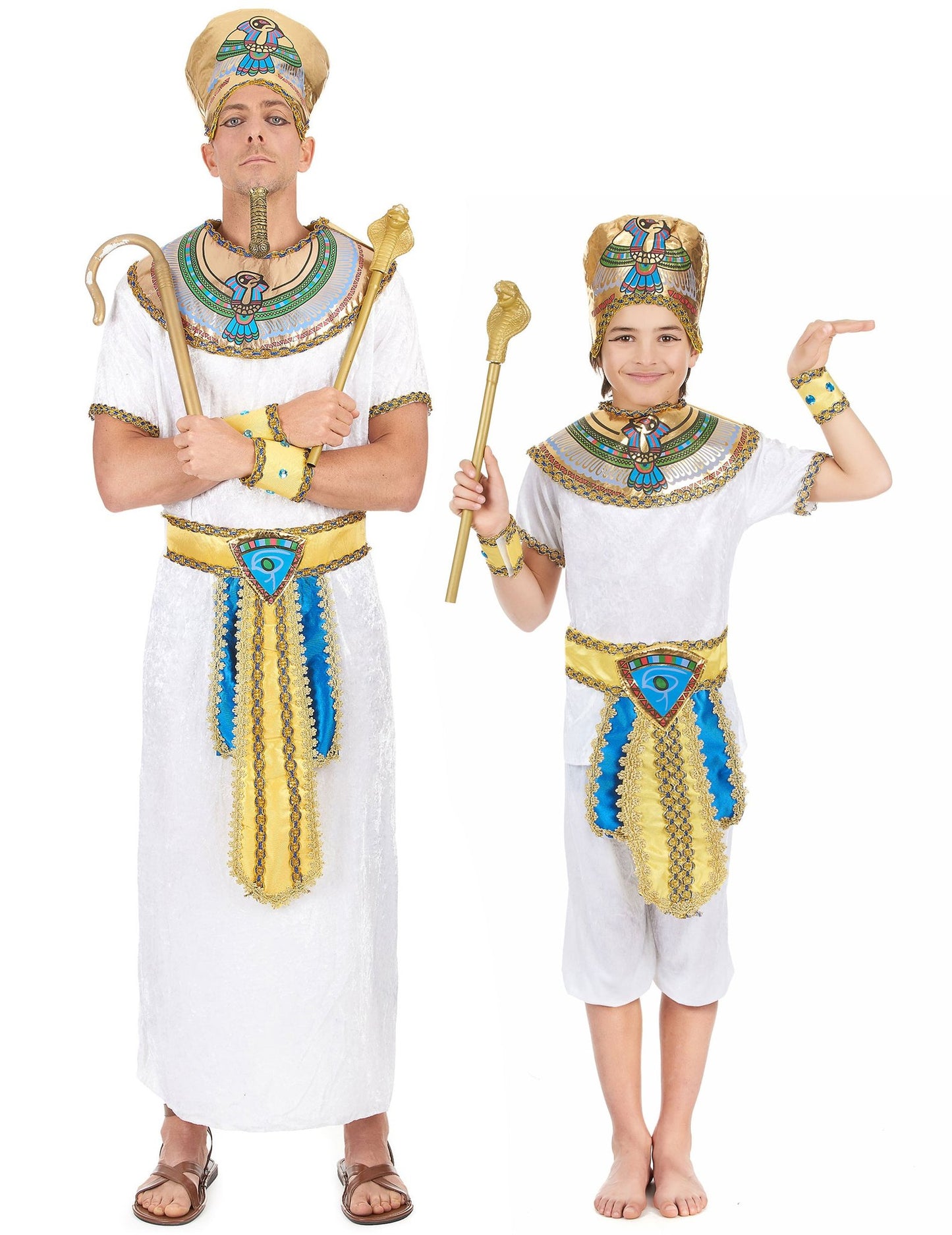 Costum de cuplu egiptean tată și fiu