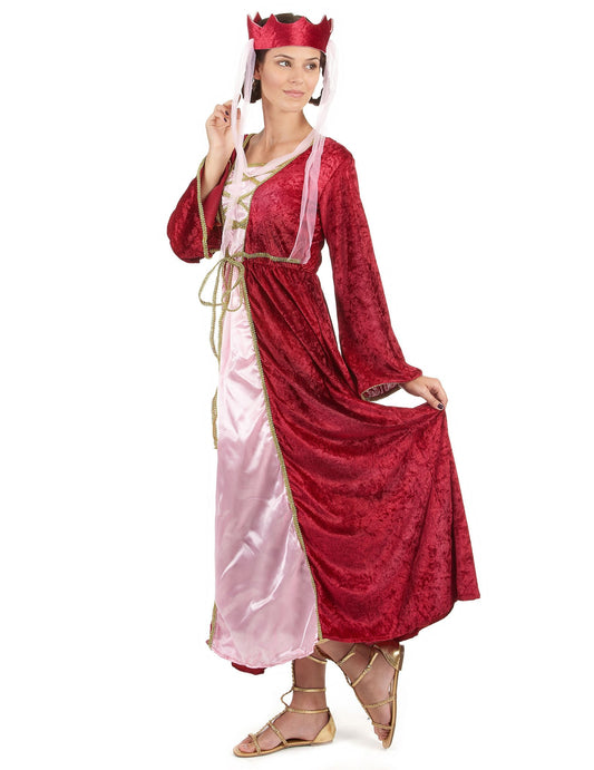 Costum de cuplu regină medievală mamă și fiică
