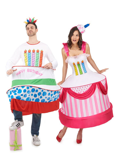 Costum de cuplu tort de aniversare