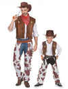 Costum de cuplu cowboy tată / fiu