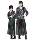 Costum de cuplu uniformă școlară Mercredi Addams™ copil adult