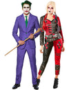 Costum de cuplu Harley Quinn - Suicide Squad 2™ și costum Mr. Joker™ Suitmeister™ pentru adulți