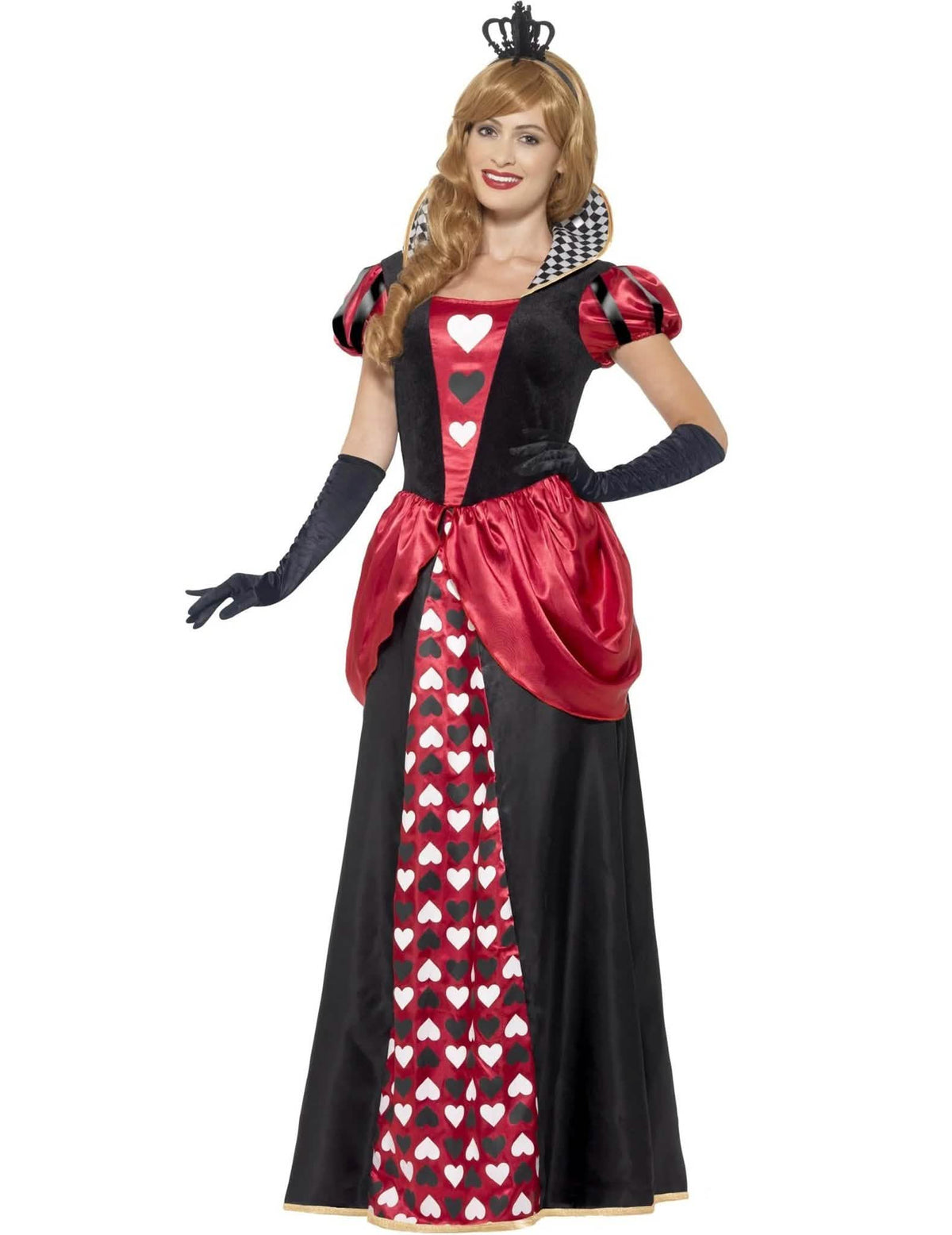 Costum de cuplu regină și rege de inimă pentru adulți