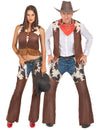 Costum de cuplu cowboy