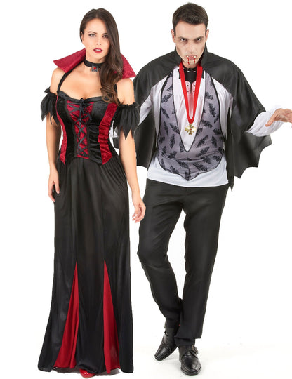 Costum de cuplu vampir de Halloween