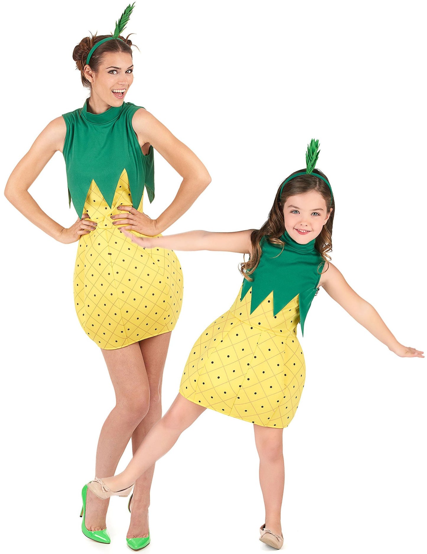 Costume de cuplu fruct ananas mamă și fiică