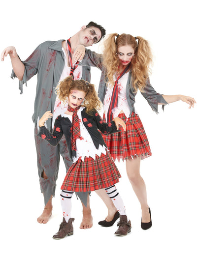Costum de familie zombie de Halloween