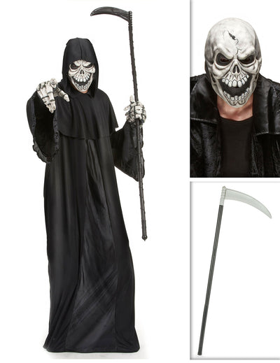 Pachet costum de Halloween Fauchează cu coasă și mască