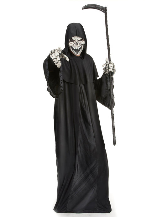 Pachet costum și accesoriu de Macabrul Grim Reaper pentru bărbați