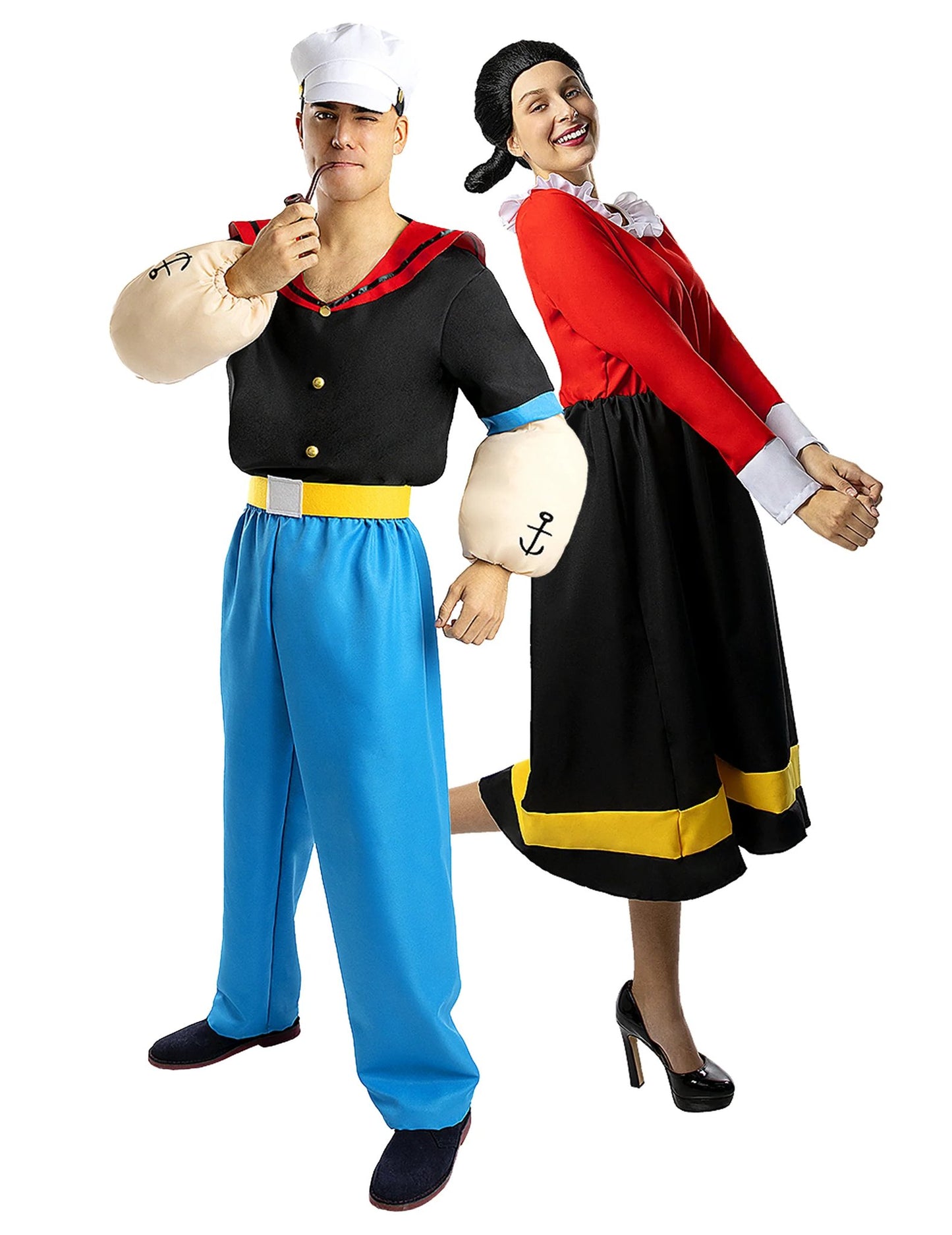 Costum de cuplu Popeye™ și Olive™ pentru adulți
