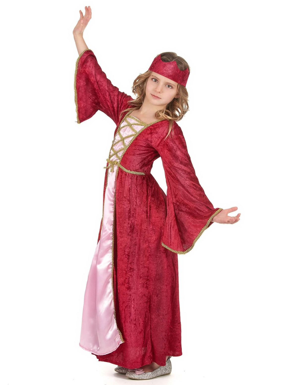Costum de cuplu regină medievală mamă și fiică