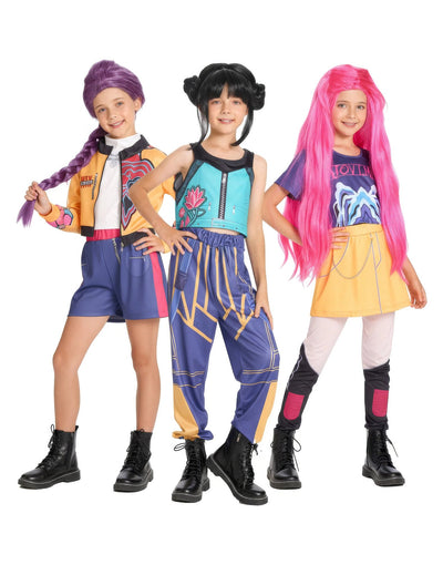Costum de grup pentru copii, vânătoare de demoni K-pop