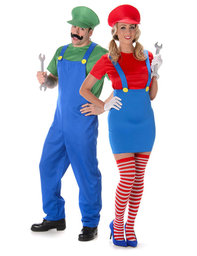 Costume de cuplu de instalatori pentru adulți