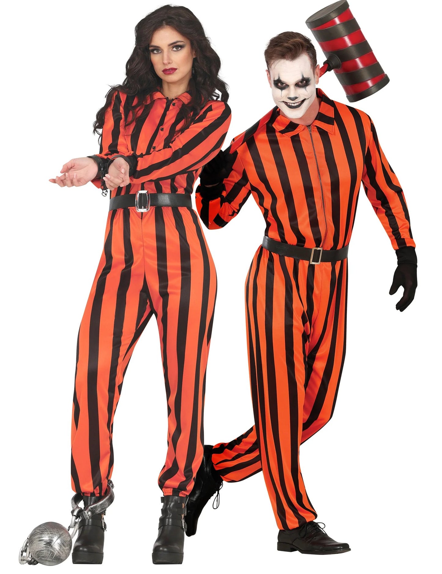Costum de cuplu clovn deținut pentru adulți