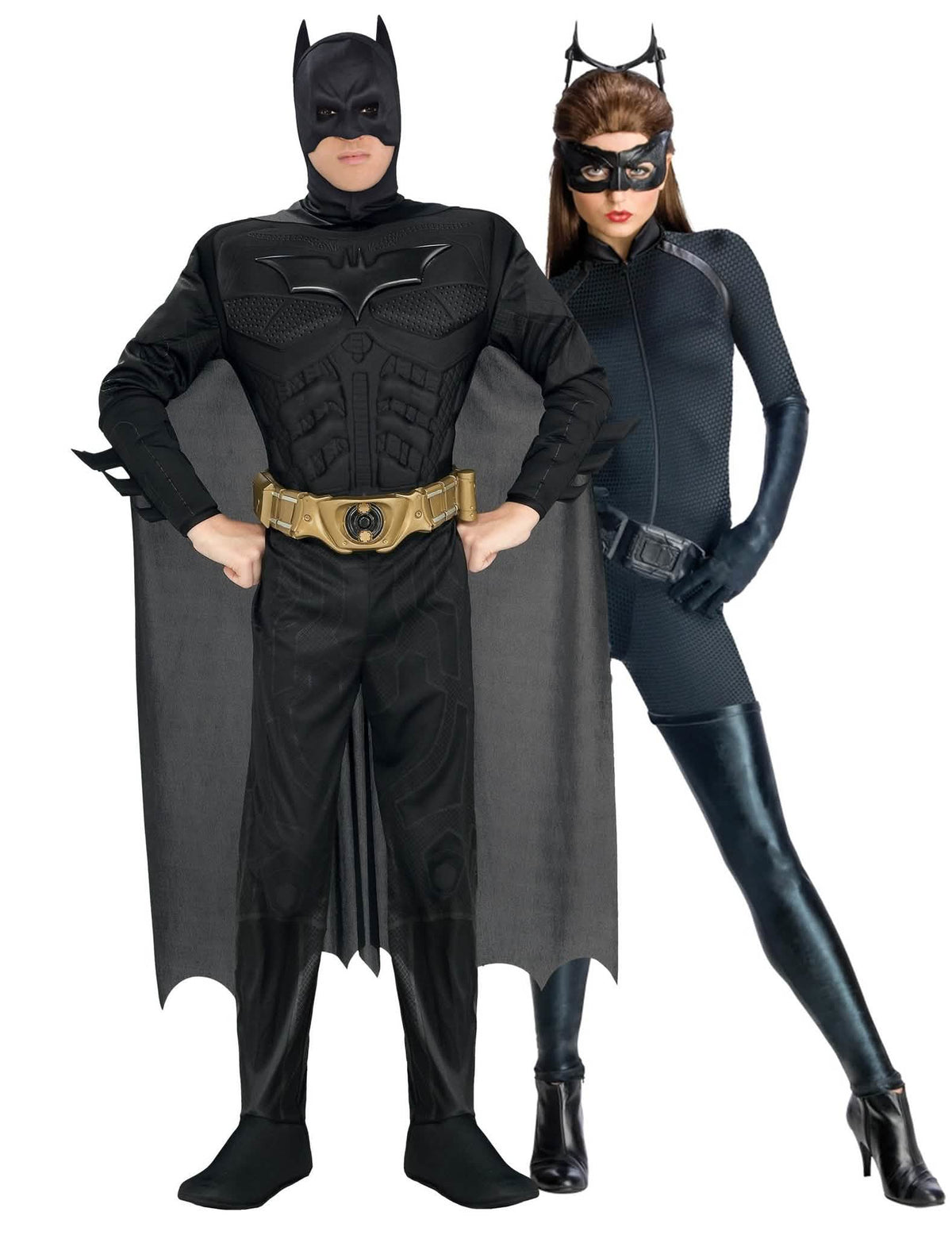 Costum de cuplu Batman™ și Catwoman™ pentru adulți