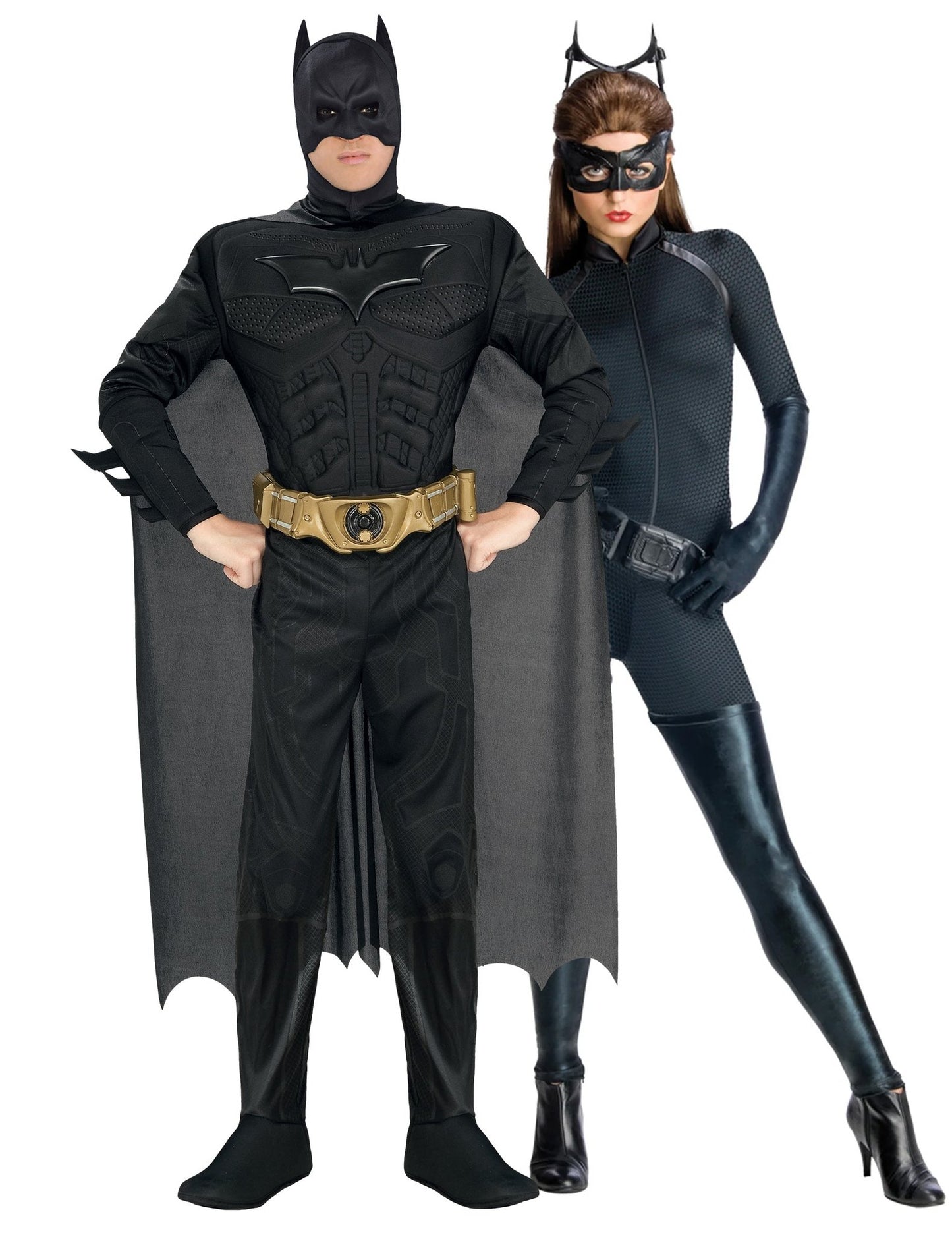 Costum de cuplu Batman™ și Catwoman™ pentru adulți