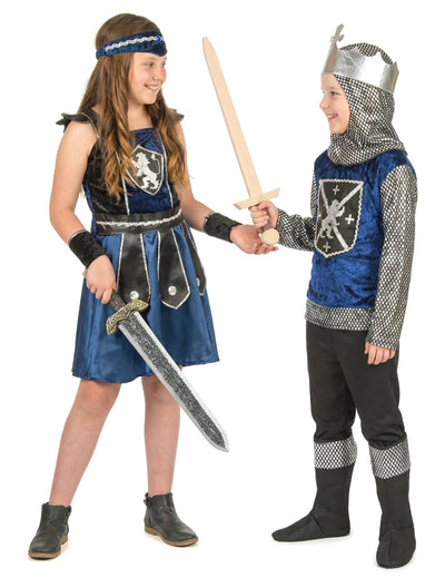 Costum de cuplu cavaleri pentru copii