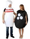 Costum de cuplu minge și popică de bowling pentru adulți, dublu