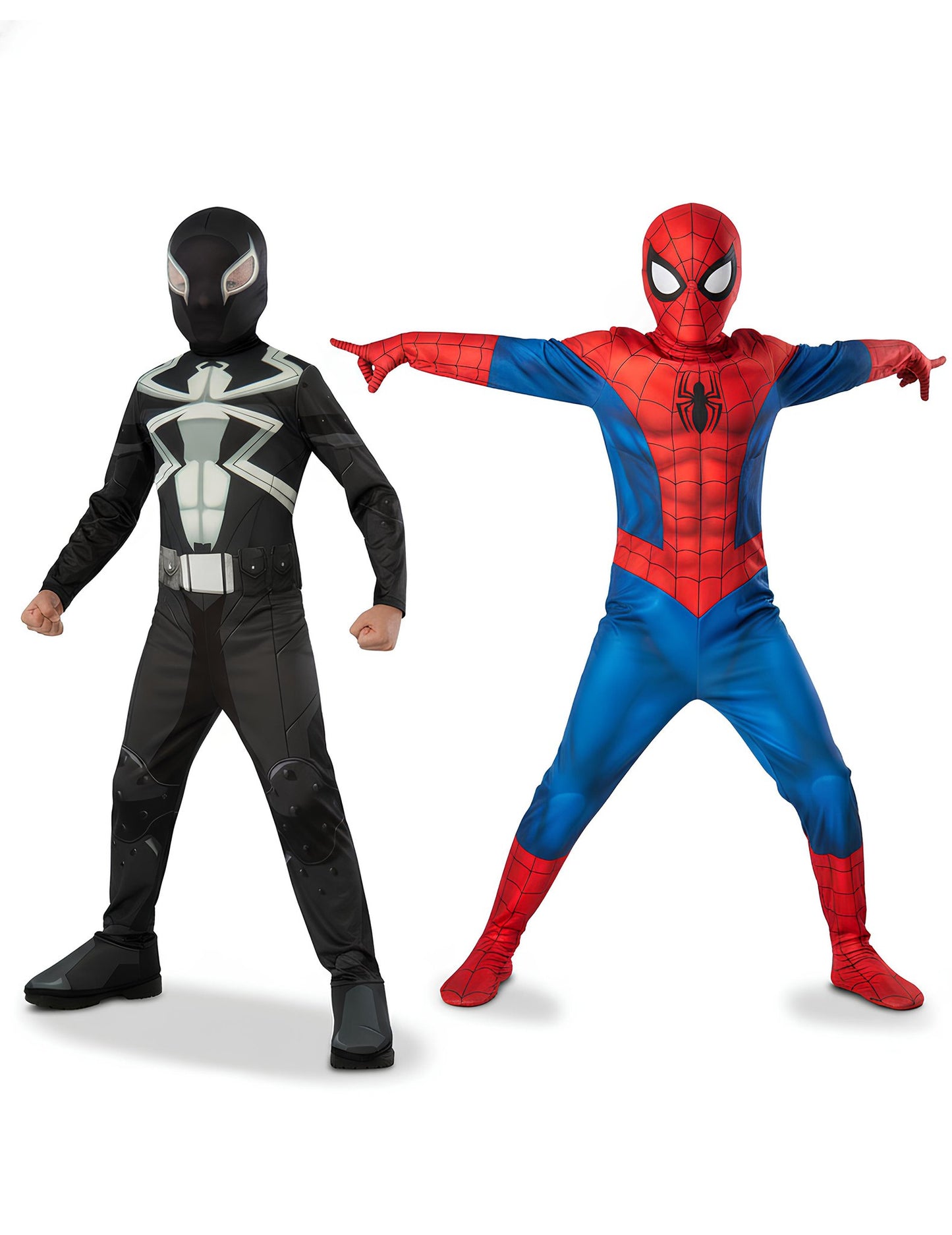 Costum de cuplu Spiderman și Venom pentru copii