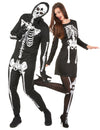 Costum de cuplu schelete de Halloween pentru adulți