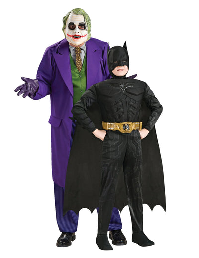 Costum de cuplu Batman și Joker, tată și fiu